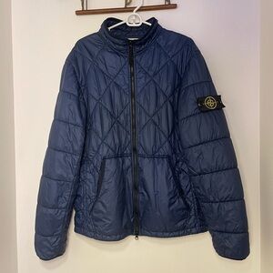 Stone Island Garment Dyed Quilted Micro Yarn Jacket